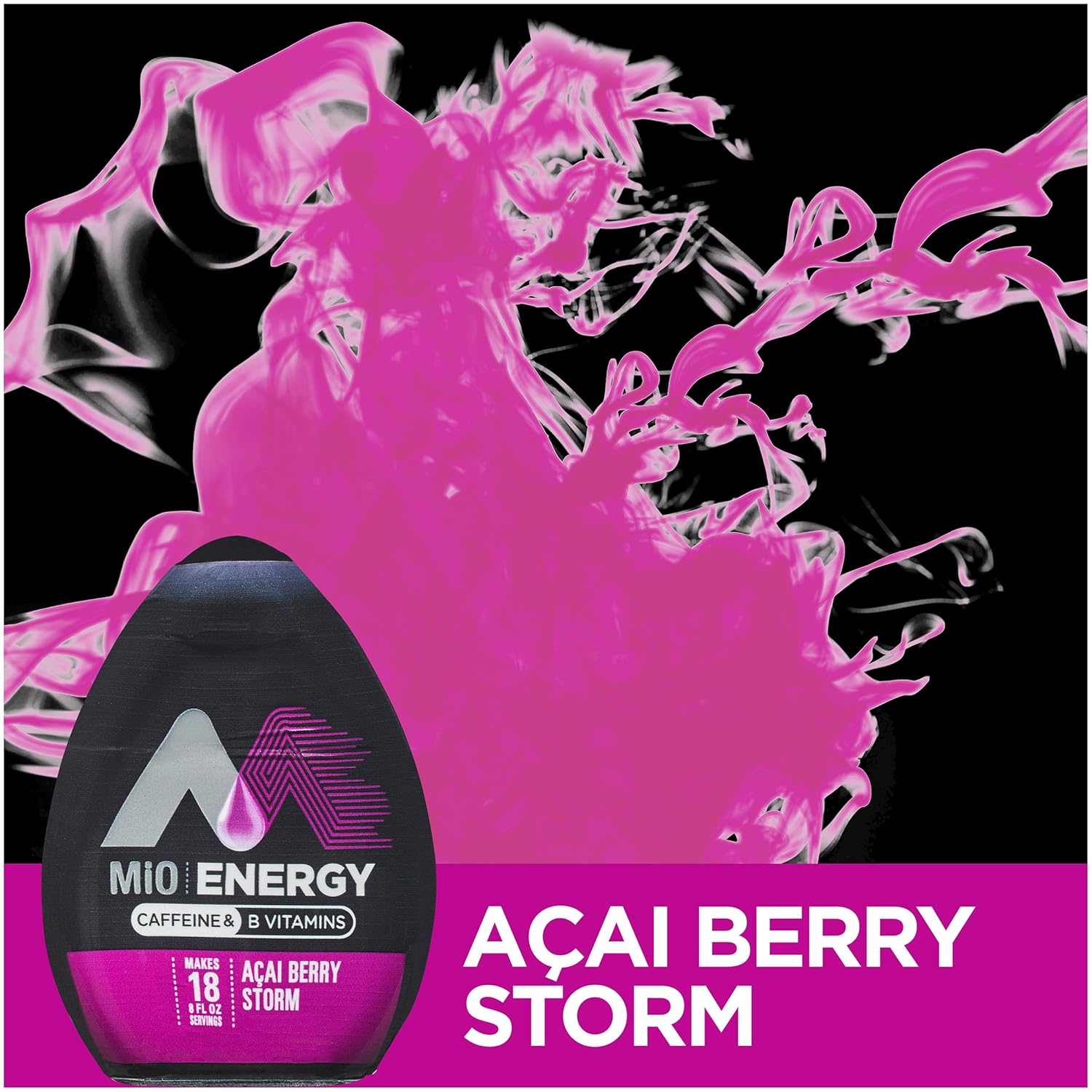 Mio Energy Water Enhancement Variety Pack Includes Strawberry Pineapple Smash, Tropical Fusion, Acai Berry Storm and Wicked Blue Citrus (Pack of 4) : Grocery & Gourmet Food