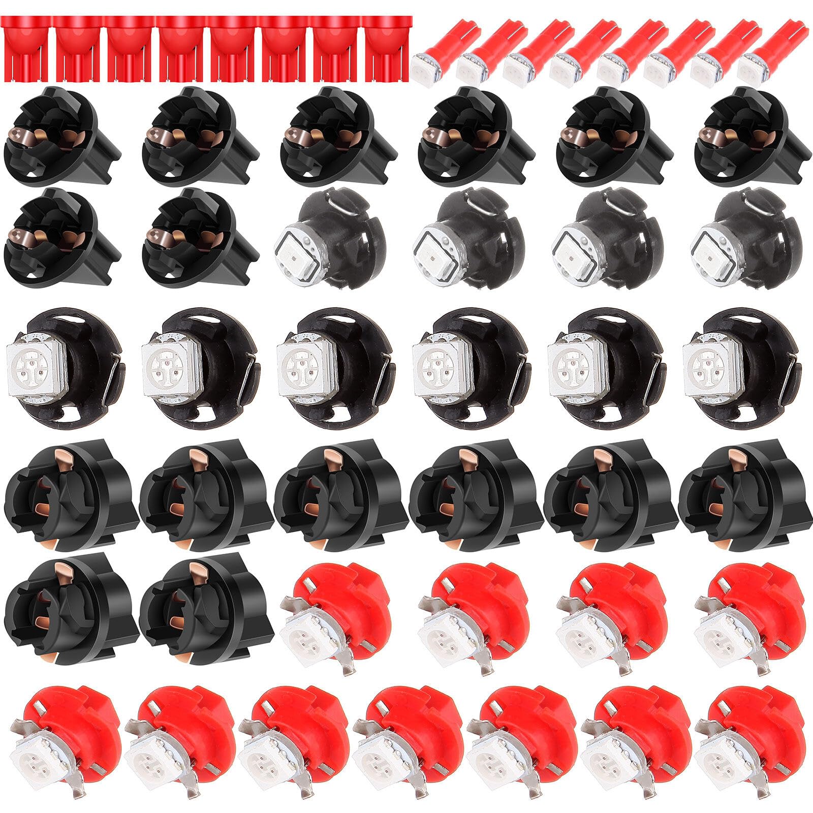 LBRST 8 x T10 6-3020-SMD Red 168 Instrument Lights 8 x T10 168 Twist Lock Socket 8 x T5 1-5050-SMD Red 74 73 2721 Instrument Lights 8 x T5 74 73 2721 Twist Lock Socket