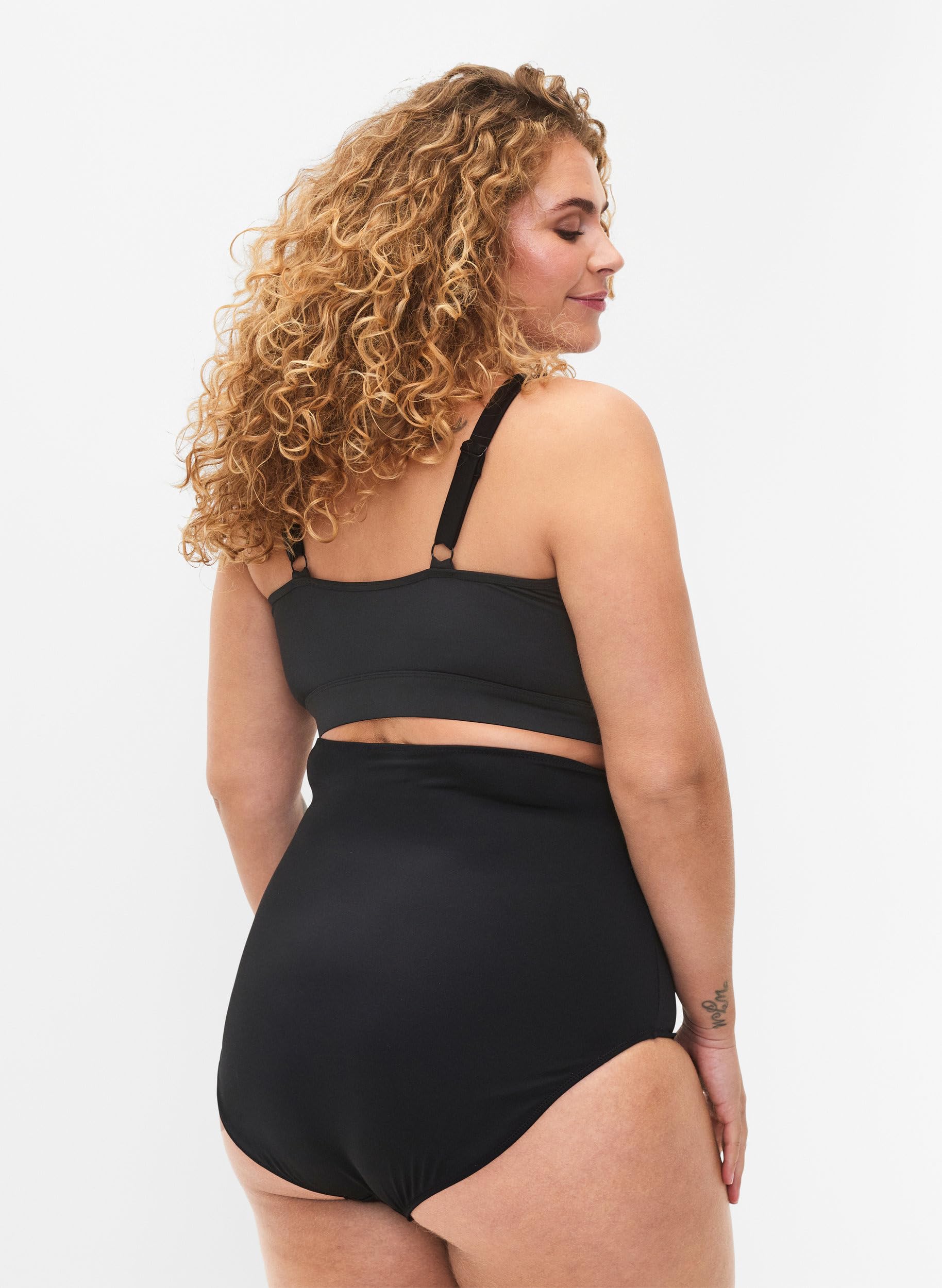 Zizzi Swim by Damen Große Größen Bikini Unterteil Hochtailliert Gr