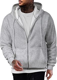 Sponsored You’re seeing this ad based on the product’s relevance to your search query.Learn more about this advertisement JMIERR Men's Full Zip Hoodie Cotton Fleece Drawstring Sweatshirts Casual Long Sleeve