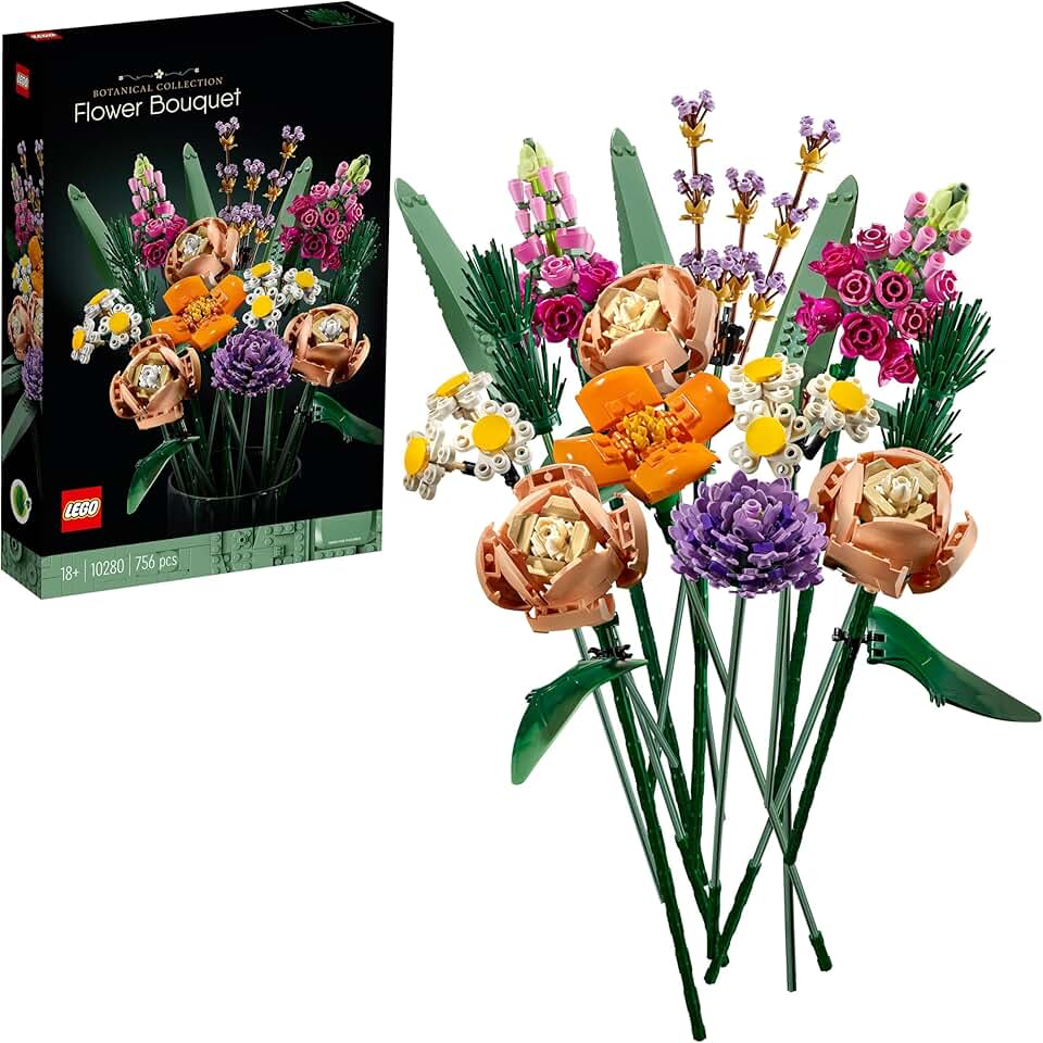 Botanicals Flower Bouquet - Artificial Flowers Set for Adult