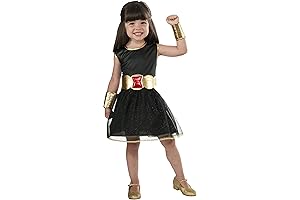Rubie's Marvel Universe Girls' Black Widow Costume Tutu Dress, Large