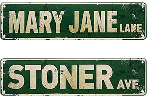 Vintage Exit Sign Decor Retro Avenue Street Sign Lane Sign Metal Tin...
