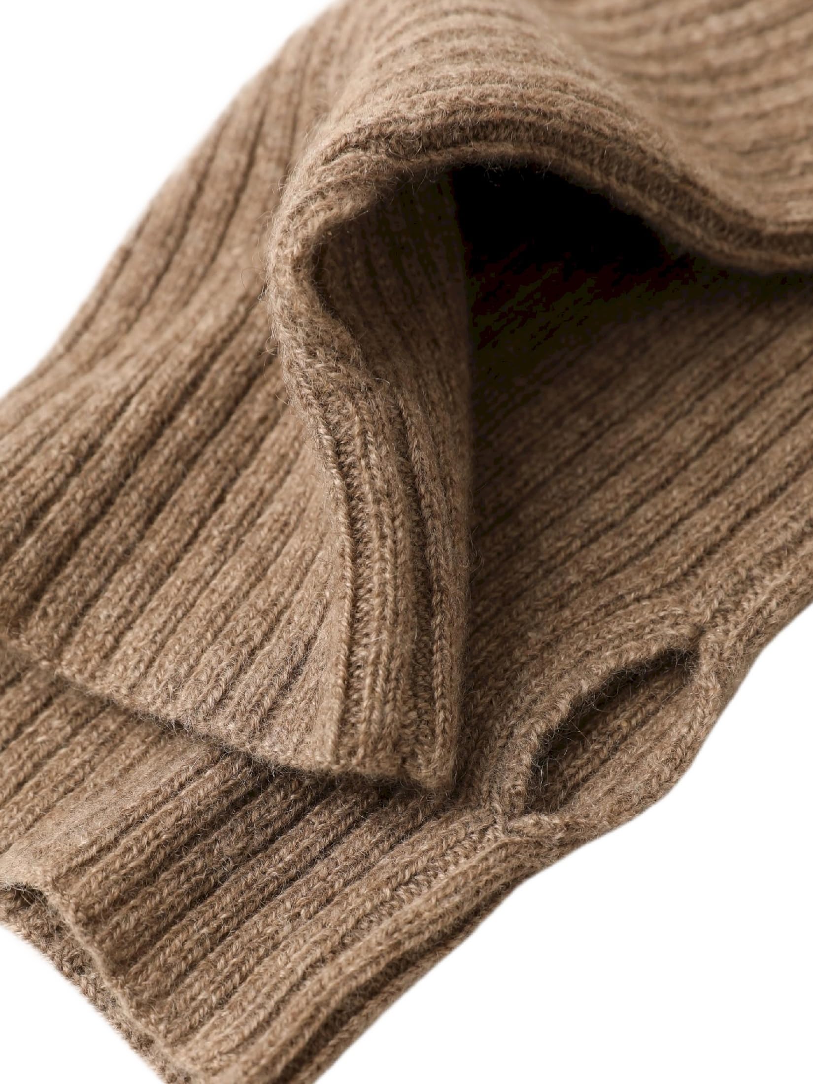 Donna Scaldamani Guanti Dita Scoperte in Cashmere 100% Cachemire Polsini Manicotti