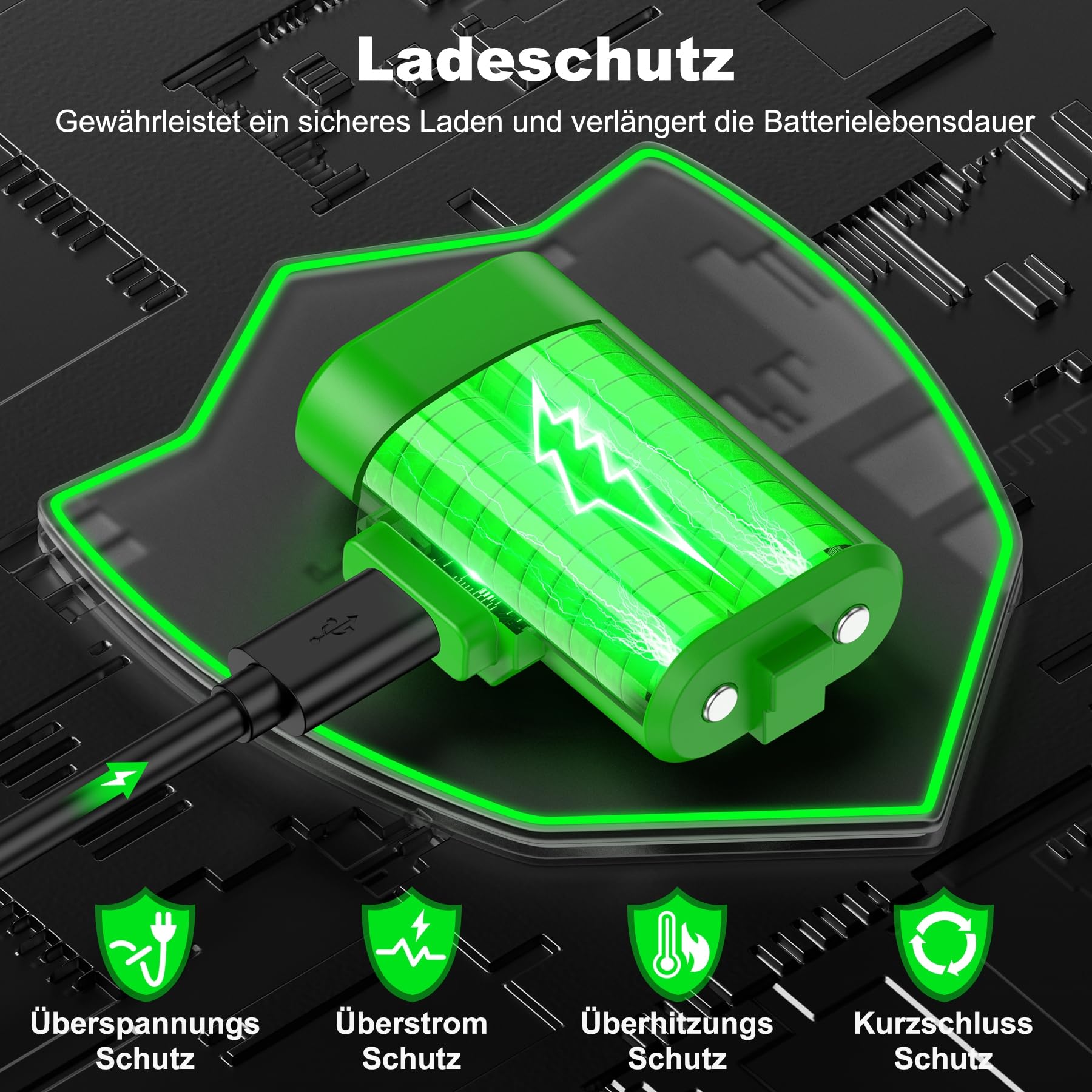 2 baterías de 3600 mWh para controlador de Xbox, juego y carga para controlador Xbox Series X, batería recargable con 12 horas de tiempo de reproducción/pantalla LED compatible con Xbox Series X/S,