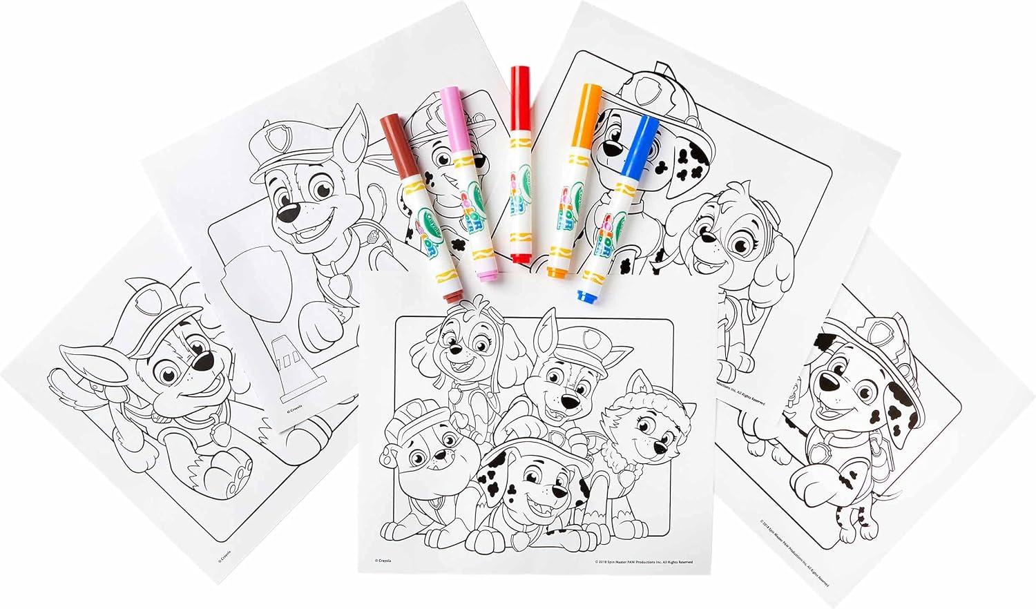 Crayola Paw Patrol Color Wonder, Mess Free Coloring Pages & Markers, Styles May Vary, Gift : Toys & Games