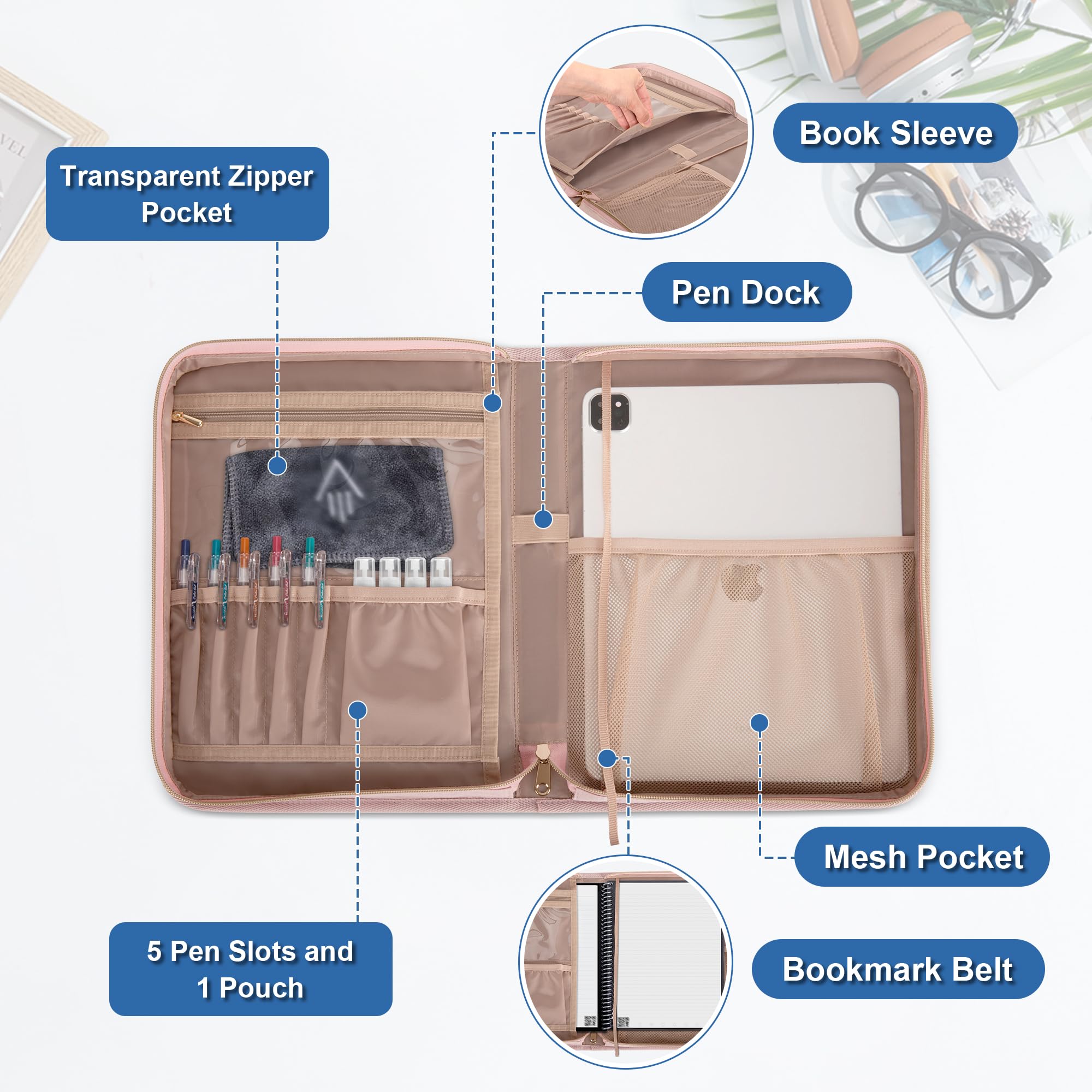 Damero Folio Cover Compatible for Rocketbook Core Panda and Fusion - Image 3