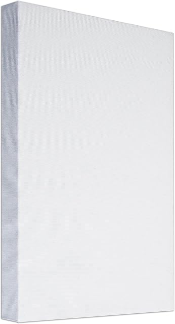 Arte & Arte 7154.0 Frame with Canvas for Painters, Fir/Cotton, White, 70 x 50 x 3.5 cm, Made in Italy