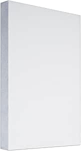 Telaio Per Pittura 50x70 Cm In Legno Di Abete - Tela Di Cotone Grana Media, Made In Italy - Foto 7