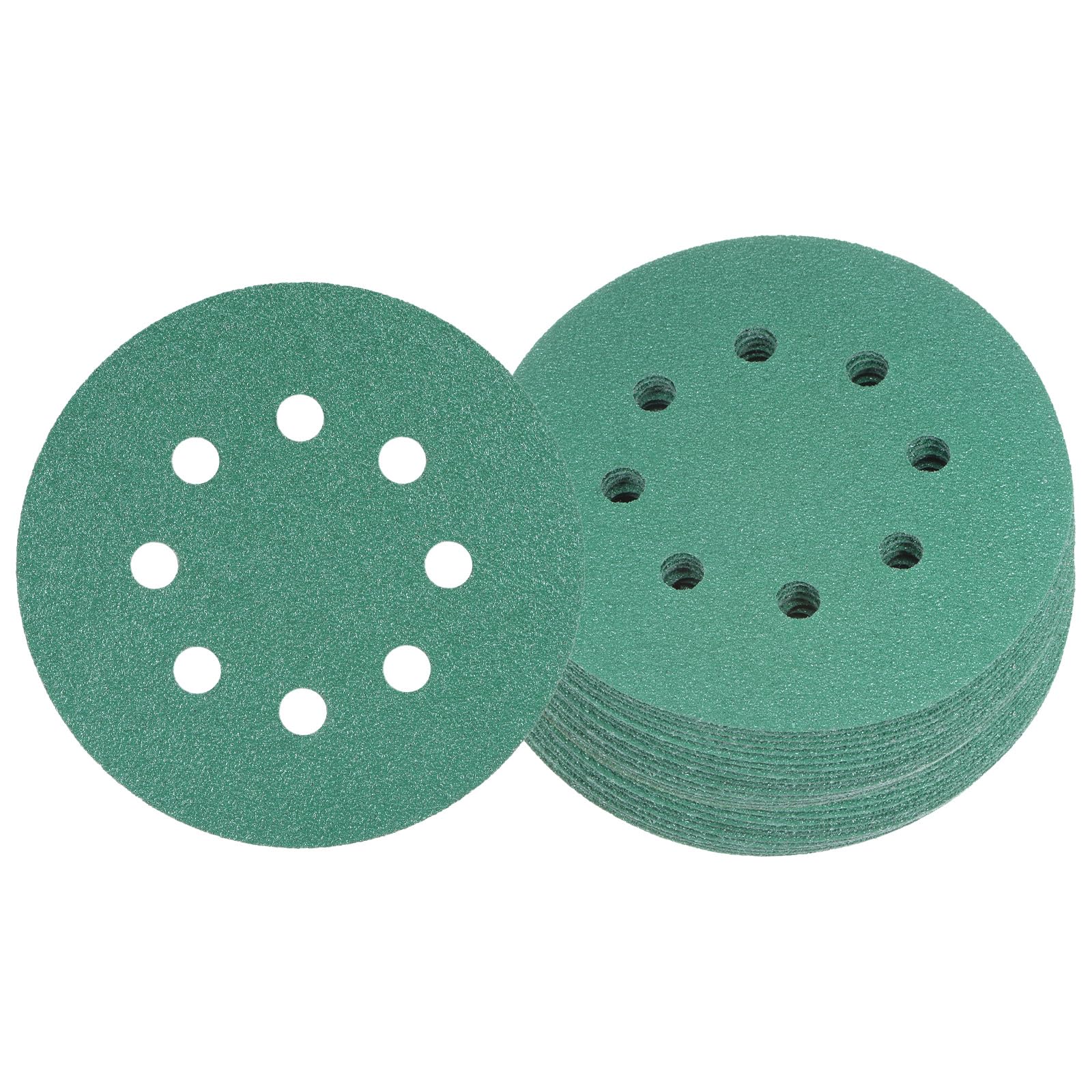 Kozelo 5-Inch 60 Grit Hook & Loop Sanding Discs, 25 Pack