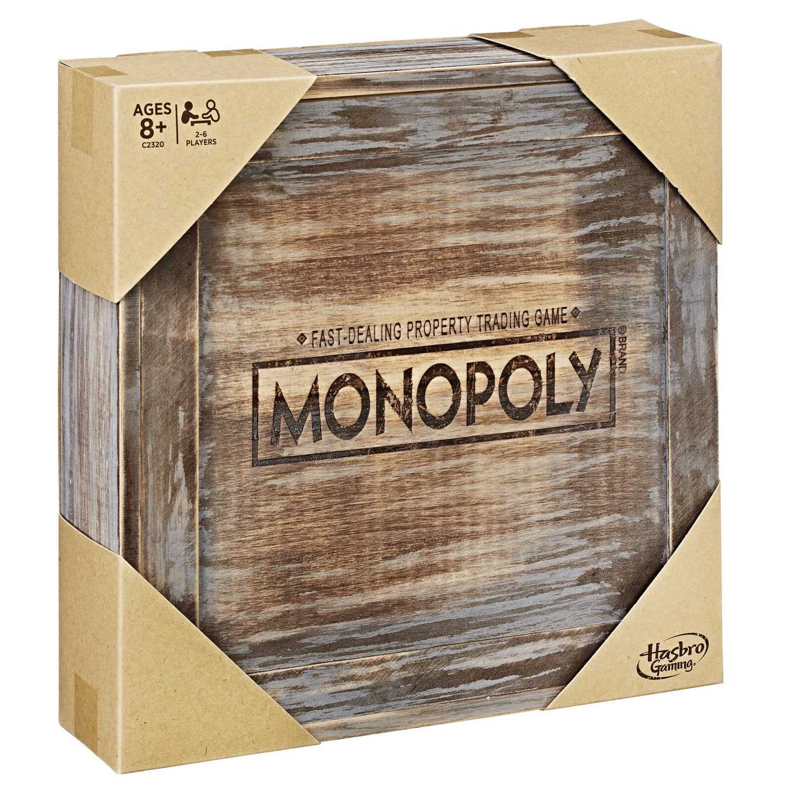 Hasbro Gaming Monopoly Spiel Rustic Series Edition (englische Version)
