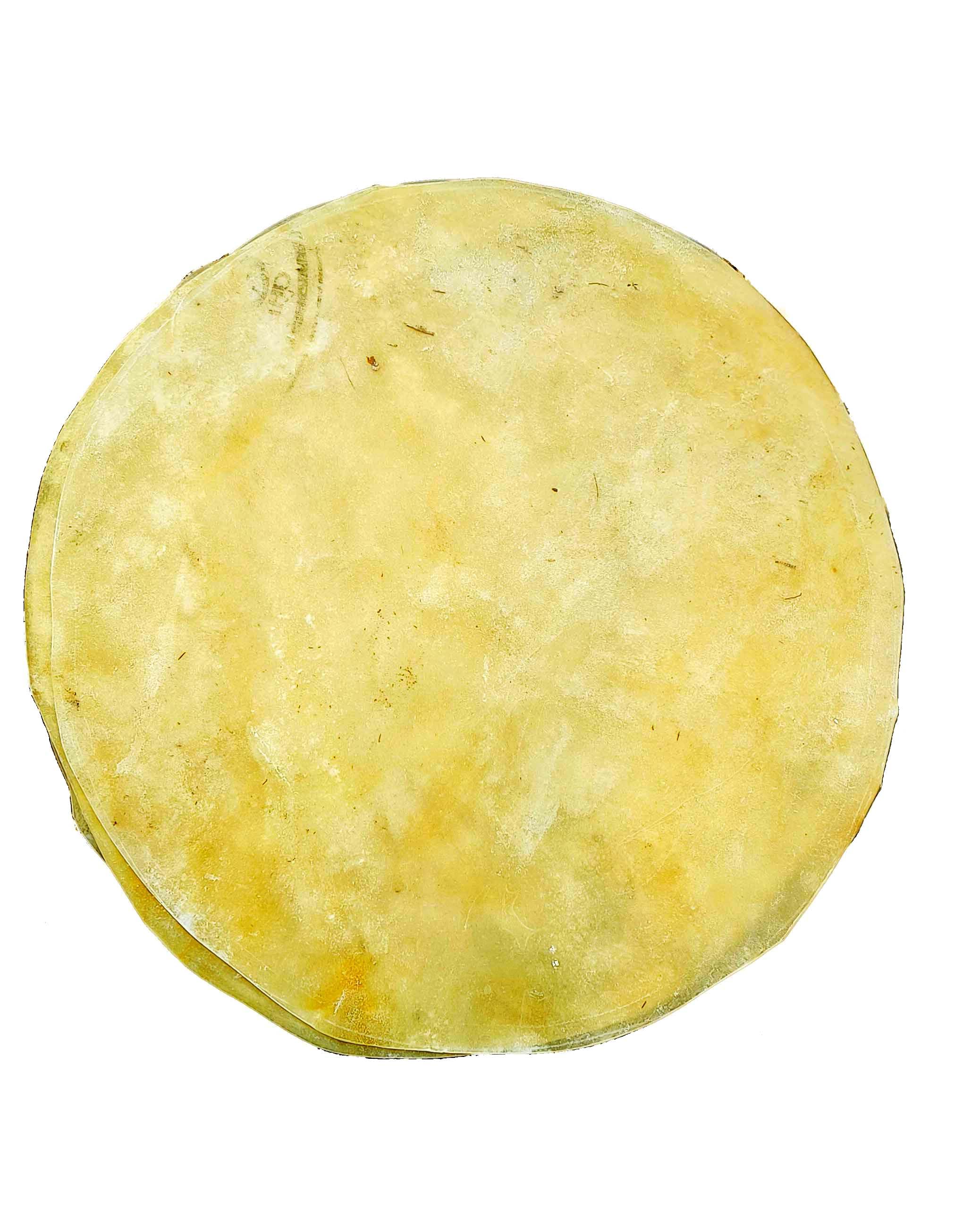 Goat Skin Rawhide Drum Head Djembe Head Goatskin for Drum Doumbek Bodhran Natural Flat Round Piece GOAT SKIN Head untanned (20 Inch)