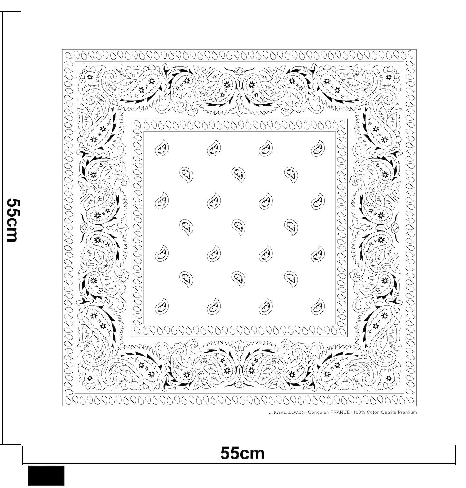EL BANDANA - Lote de bandanas 100% Algodon de primera calidad Paisley Panuelo Cabeza Cuello Bufanda - Juego de 5/10/20