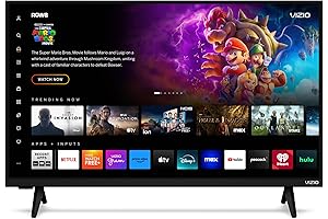 VIZIO 32-Inch HD 720p LED Smart TV with Built-In Alexa, Google Cast,...