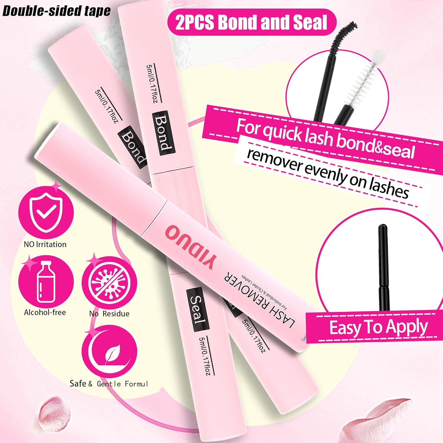 3 Styles Lash Cluster Kit Makeup Bag Set Manga/Volume/Mega Cluster Lashes Extensions Kit 8-18mm D Curl Wispy Individul Fake Eyelashes With 2 X Bond and Seal, Remover, Tweezers DIY at Home Easily(E-1686pcs Full Lash clusters kit)