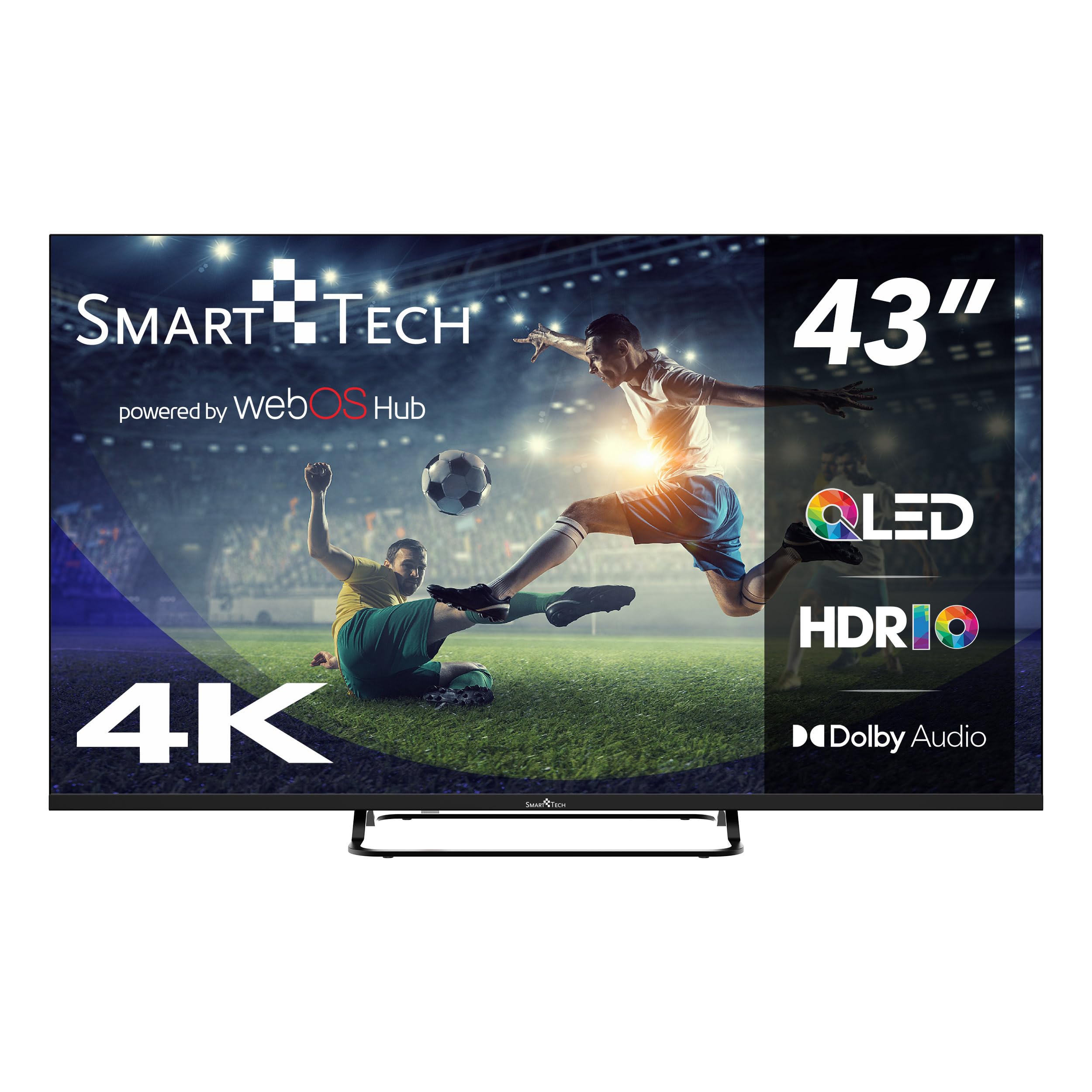 scaffonomiale 43 pollici qled smart tv 4k
