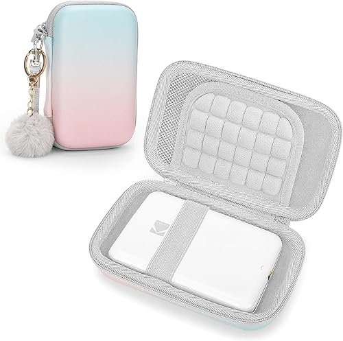 Funda para Kodak StepMini 2 HDPRINTOMATICSmileCanon Ivy 2HP SprocketLieneFujifilm Instax Mini Link 2 Impresora portátil de fotos instantáneas, funda