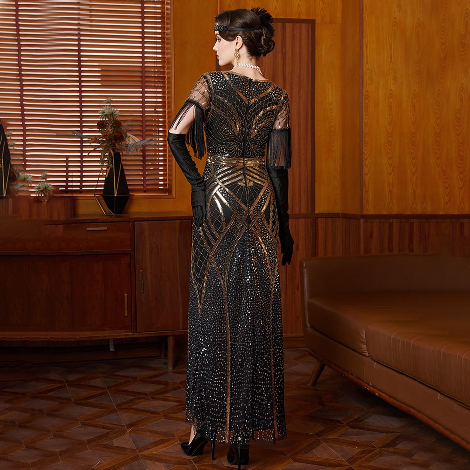 Vestido Fiesta Mujer Invitada Boda Trajes Otoño Ropa Elegantes Primavera Vestidos Tallas Grandes Largos Invierno Elegante Manga Larga Nochevieja De