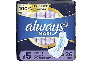 Always Maxi Overnight Pads: Ultimate Overnight Protection for Women