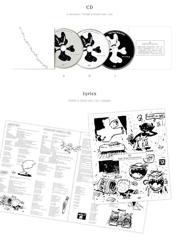 Amazon.co.jp: RM 'Right Place, Wrong Person' （韓国盤