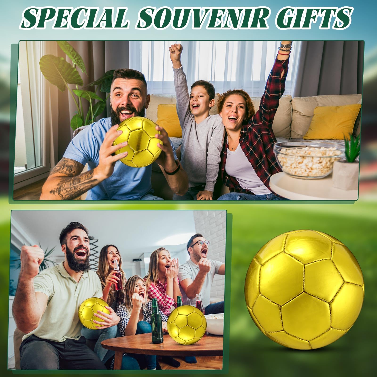 Soulchen 12 pelotas de fútbol de Operación de Navidad