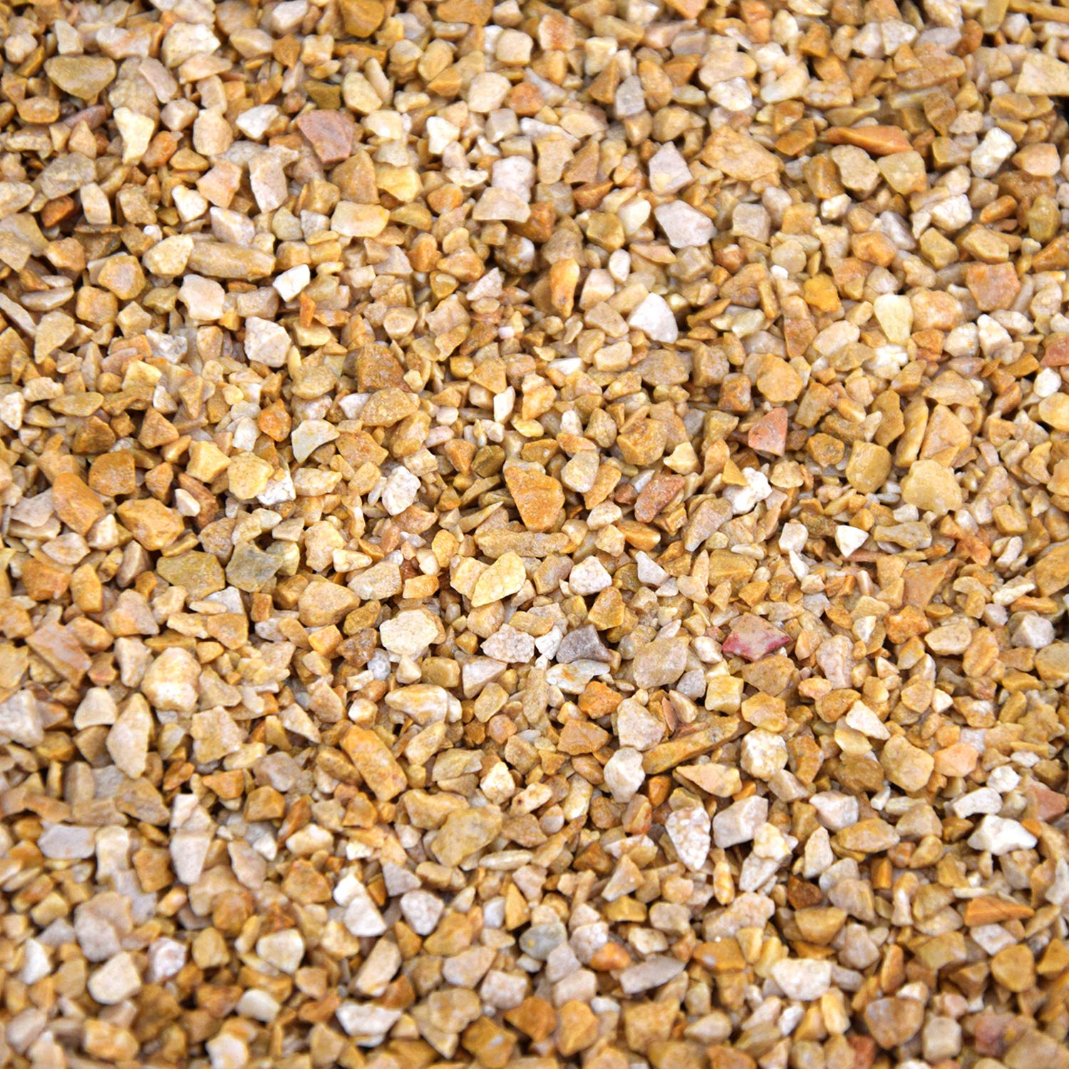 Home Profis® Steinteppich Innen & Außen (bis 7,5 m²) | Giallo Mori (Beige) | Über 10 Farben | Marmorkies inkl. 2K Epoxidharz Bindemittel | Für Balkon, Terrasse, Wohnraum & Garage| HPST-2000