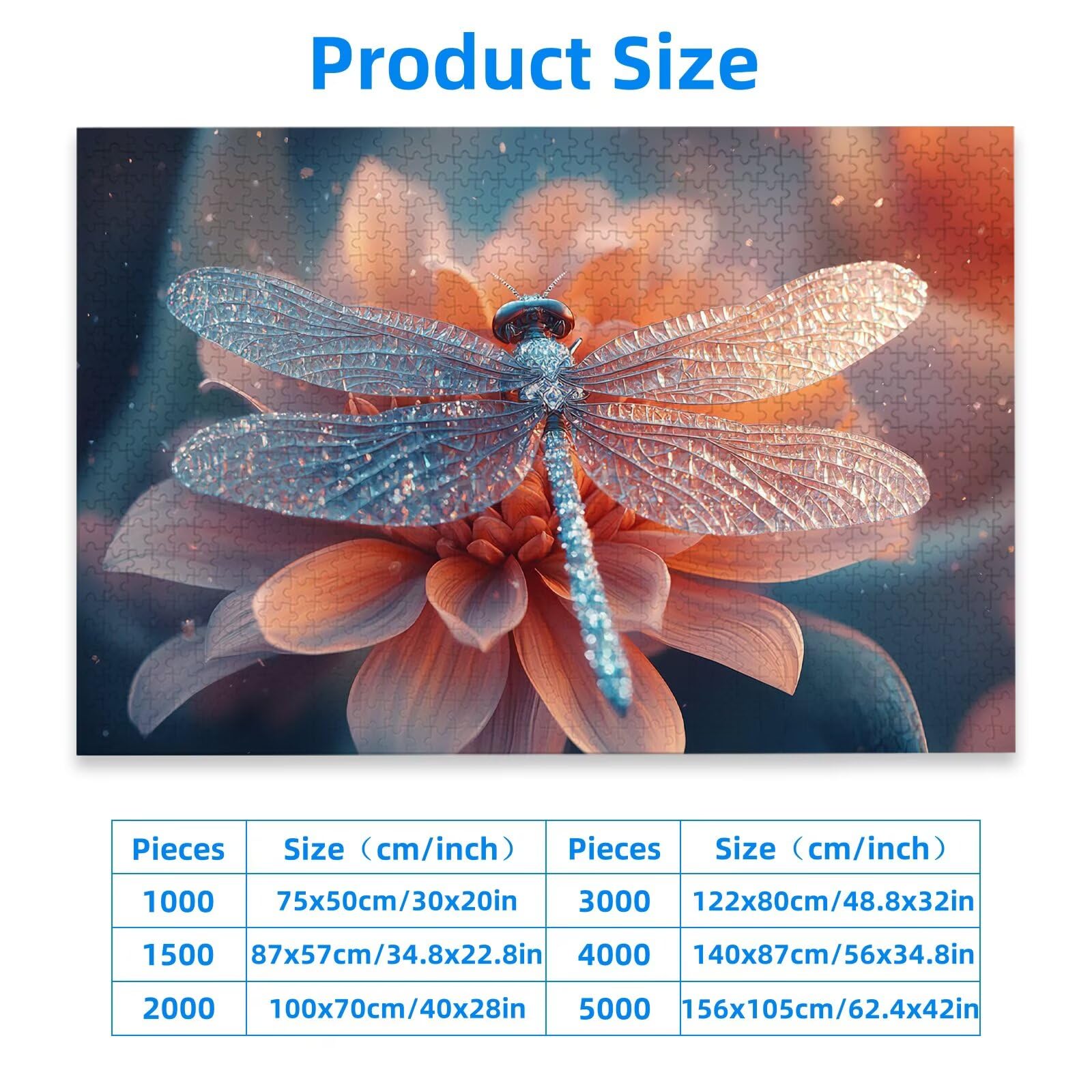 Puzzle 2000 elementów, kwiat, 2000 elementów, dla dorosłych, drewniane puzzle dla dorosłych, z ekskluzywnym pudełkiem na opakowanie, klasyczne puzzle dla całej rodziny, duże puzzle na prezenty