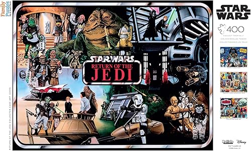 Miniatura 5 de Buffalo Games - Star Wars - El regreso del Jedi - Arte de caja de coleccionista - Rompecabezas de 400 piezas para familias y niños, perfecto para
