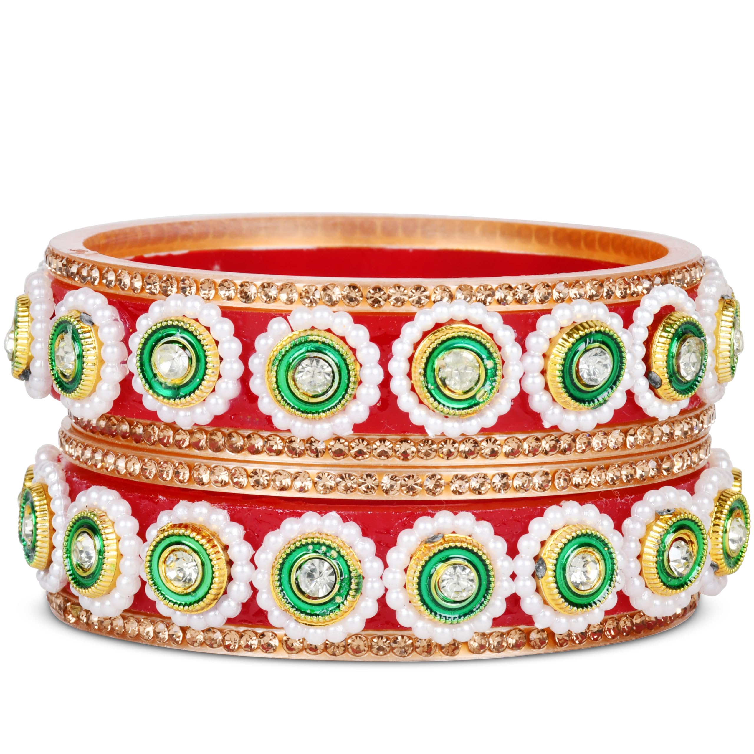 BRIDAL GARNISH Plastic Bangles Set Stunning 8-Color Bangles Set for Women, Girls, and Brides Perfect for Weddings, Engagements, and Festive Occasions (2.4, Style2, Red) (B0CMDDYFHQ) Amazon Price History, Amazon Price Tracker