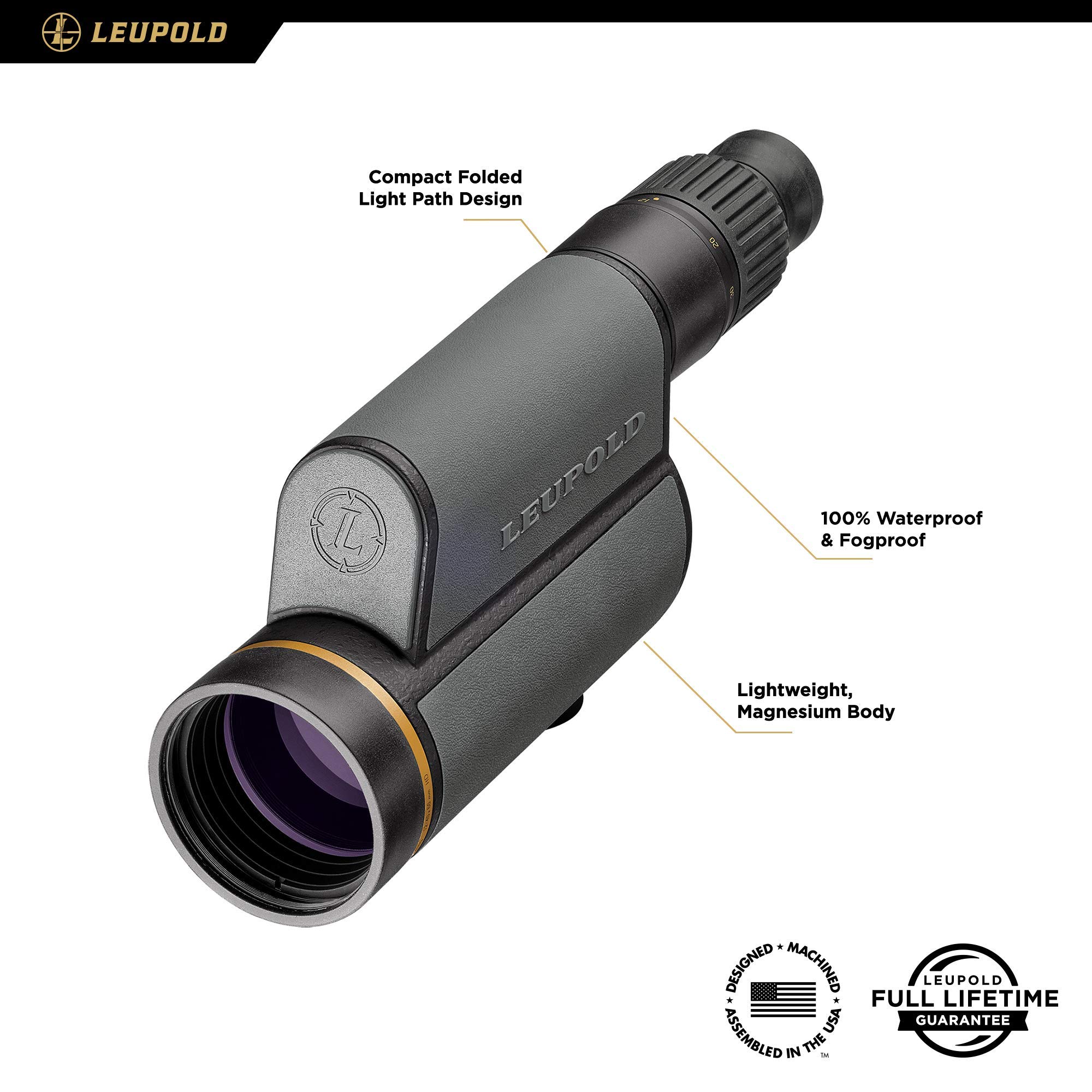 Amazon.co.jp: Leupold GR 12-40x60mm ゴールドリングスポッティング