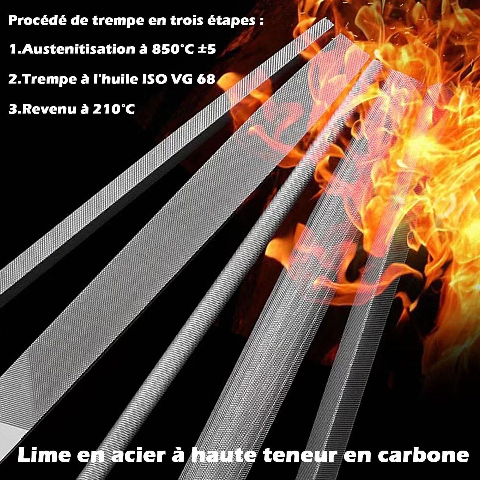 Navegando Limes et Râpes en Acier Forgé T12-17 Pièces: 4 Grandes Limes, 12 Limes Aiguilles de Précision avec Brosse pour Menuiserie/Sculpture/Atelier