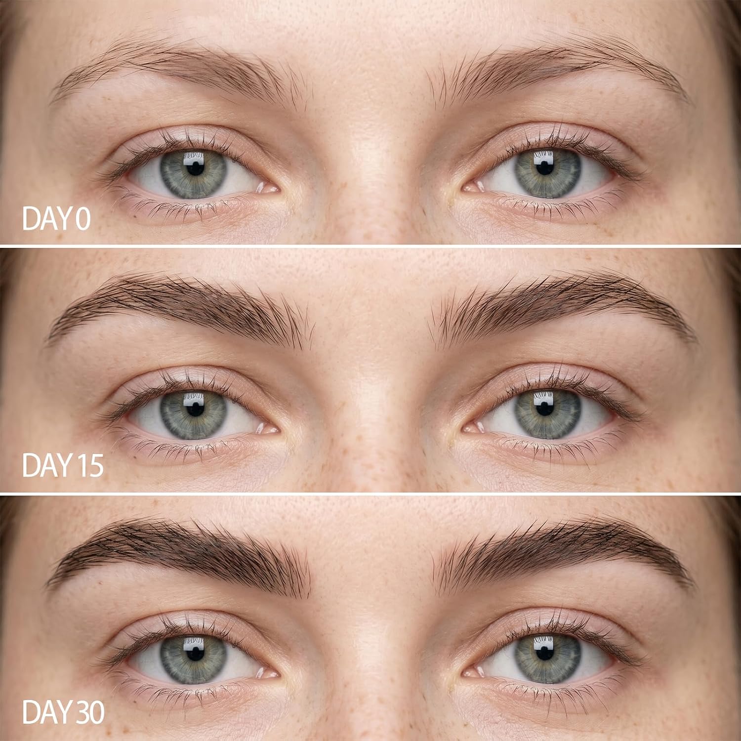 Advanced Eyebrow Serum for Thicker Brows, Eyebrow Conditioner with Hyaluronic Acid, Boost Longer Fuller and Thicker Brows Looking, Nourishing Formula, Gentle for Sensitive Skin
