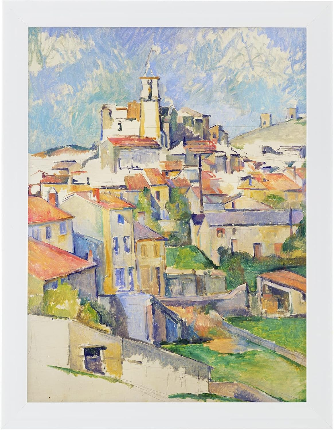 Creative Mark Gotham Deep Gallery Frames - 3 Pack of Professional Gallery Frames for Canvas, Paintings, Presentation & More! - [White - 12x12]