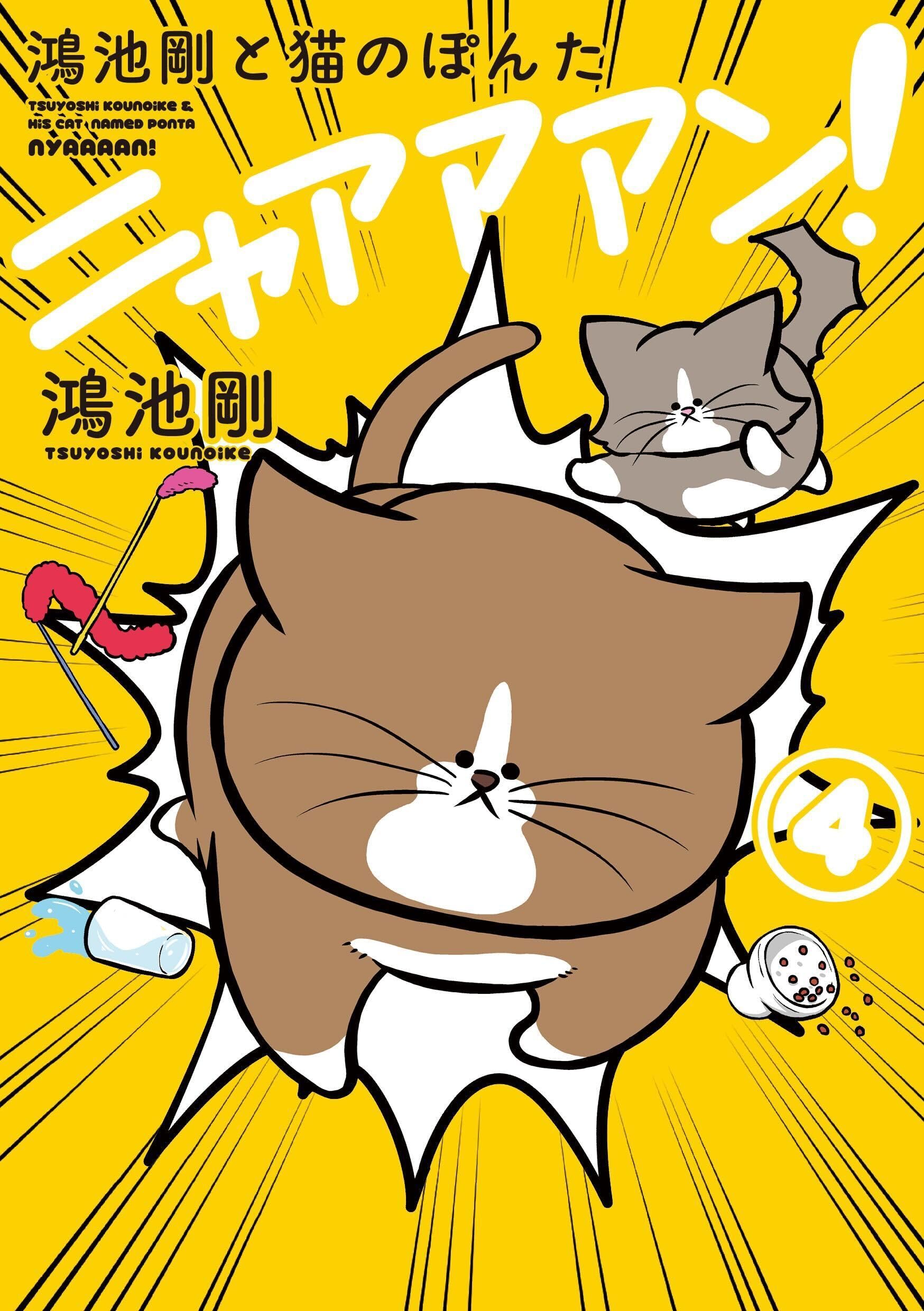 鴻池剛と猫のぽんた ニャアアアン! 4 | 鴻池 剛 |本 | 通販 | Amazon