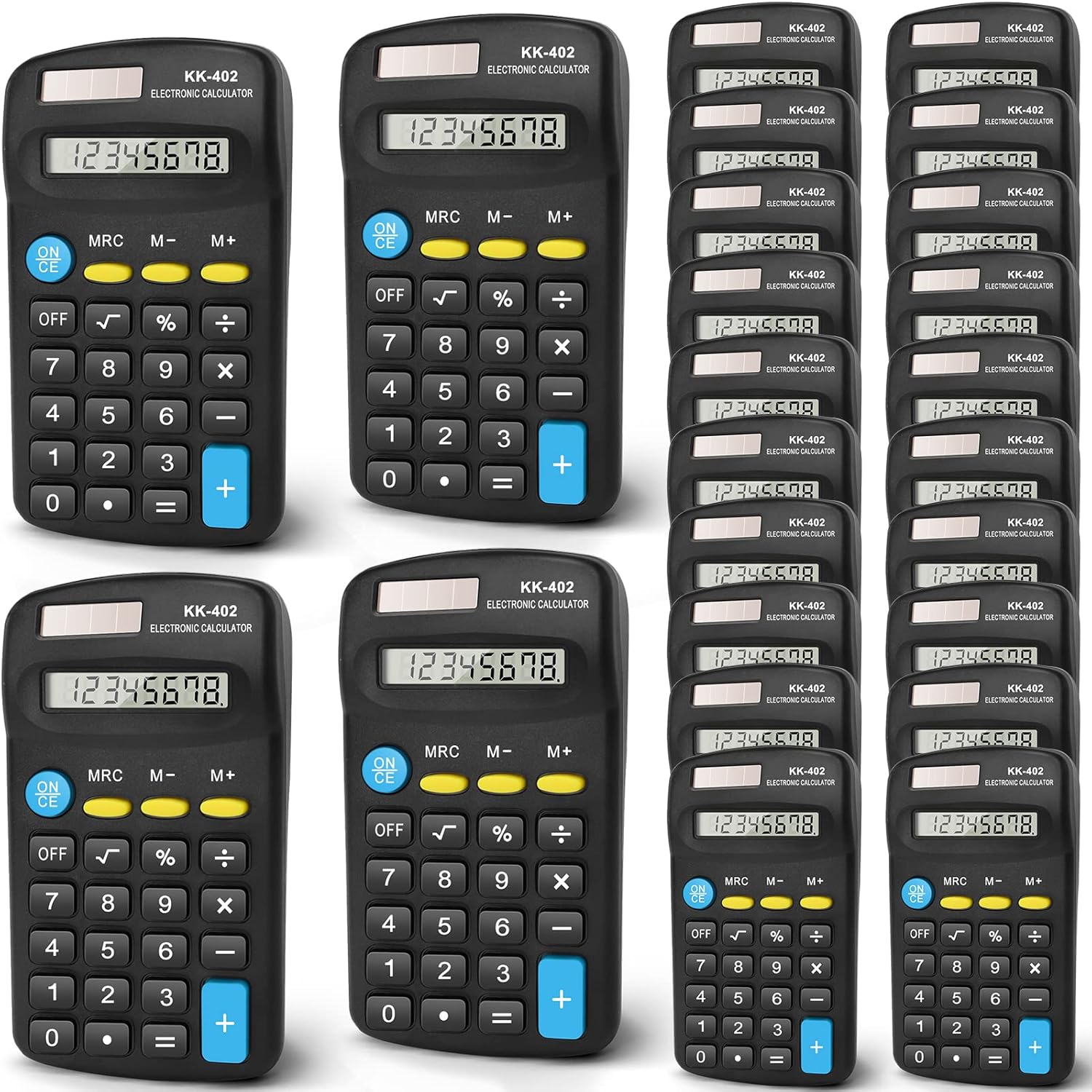 Bulexy 24 Pack Basic Calculators for Students, Pocket