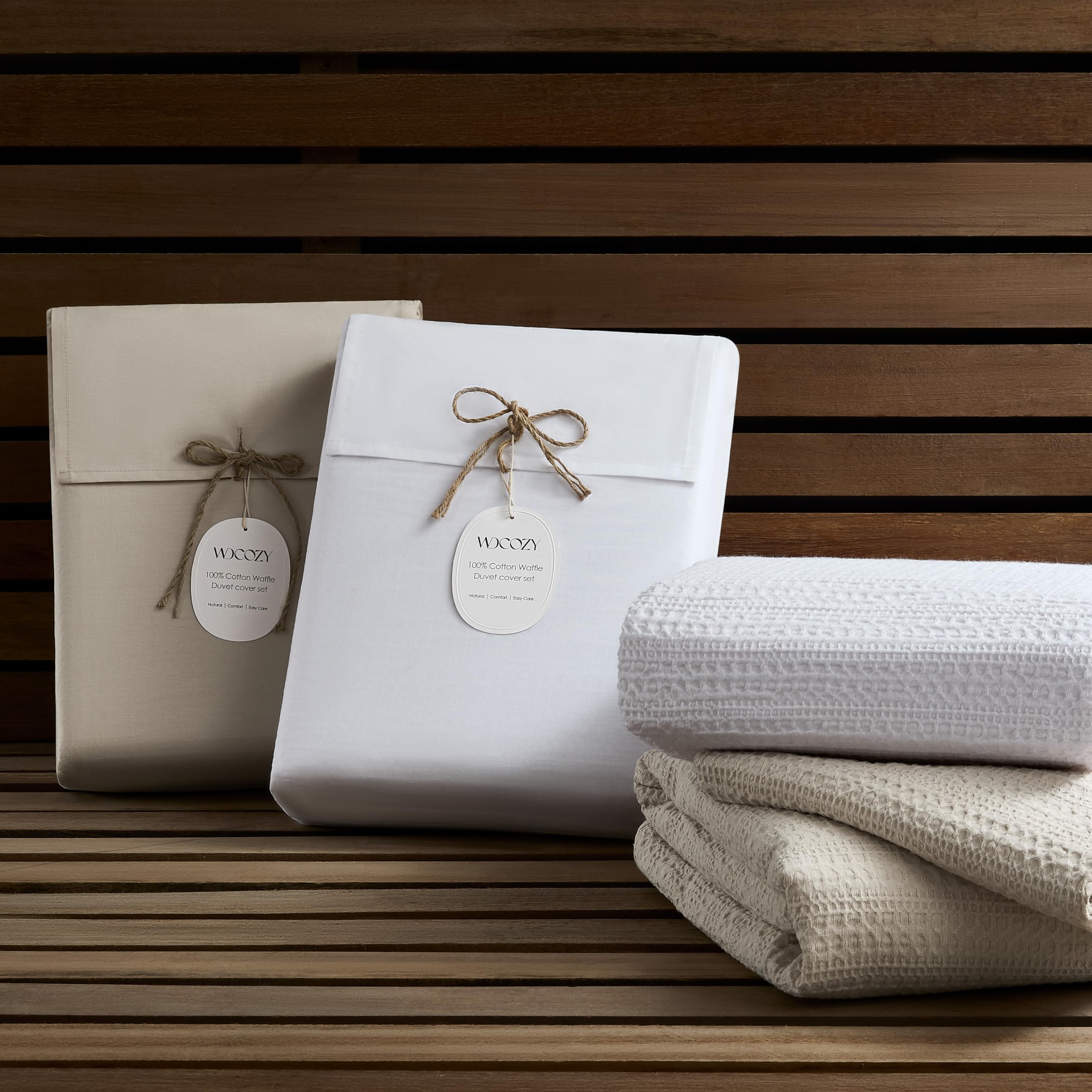 その他 Imported luxury bed cover 100% cotton Amazon.com: WDCOZY 100% Cotton Luxury Honeycomb Duvet Cover Set