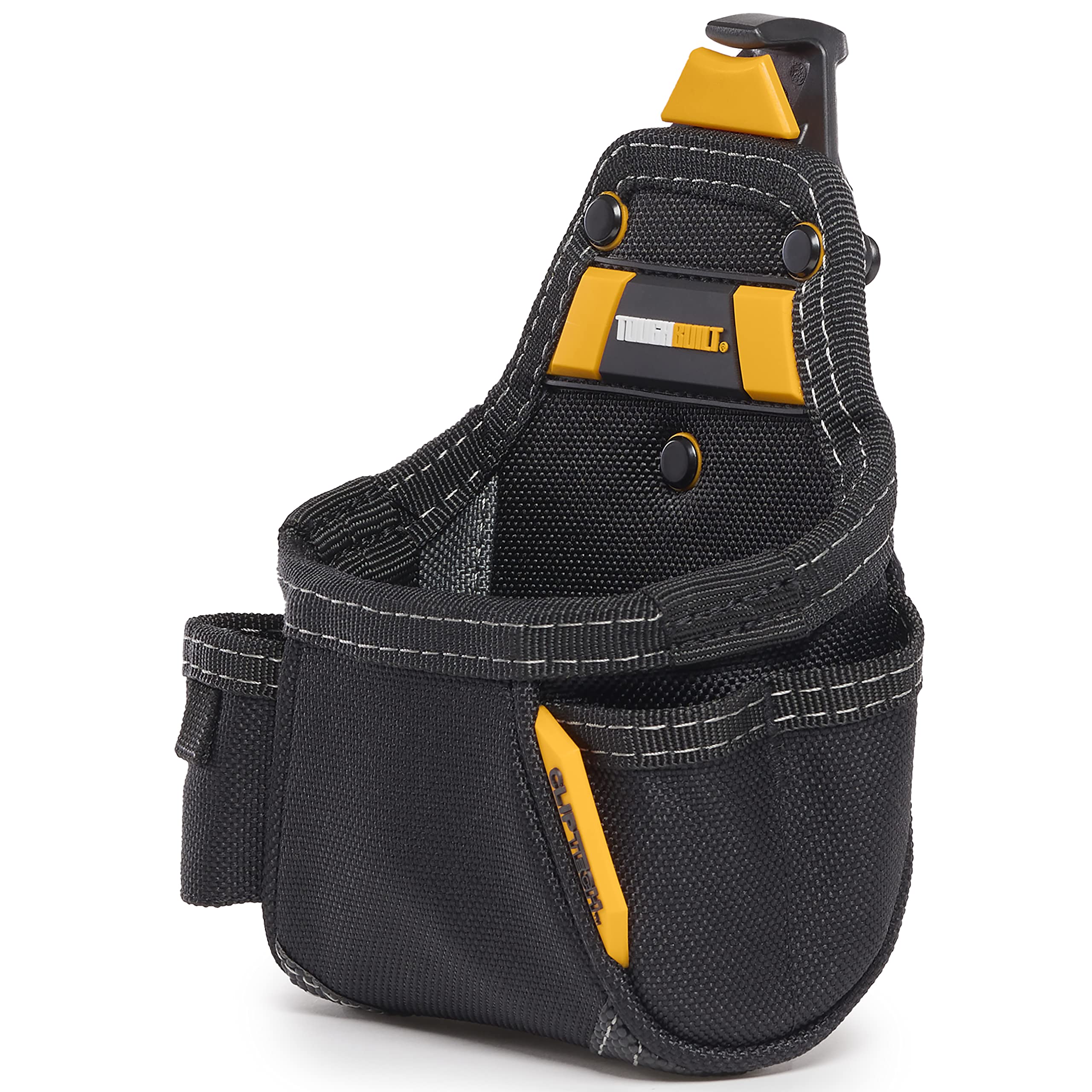 ToughBuilt Mètre Ruban/Pochette Multi-Usage, Pochette à Outils Robuste avec hub ClipTech, Tissu renforcé 1680D, Clip à mesurer, Design Multi-Poches pour Les Professionnels des métiers et