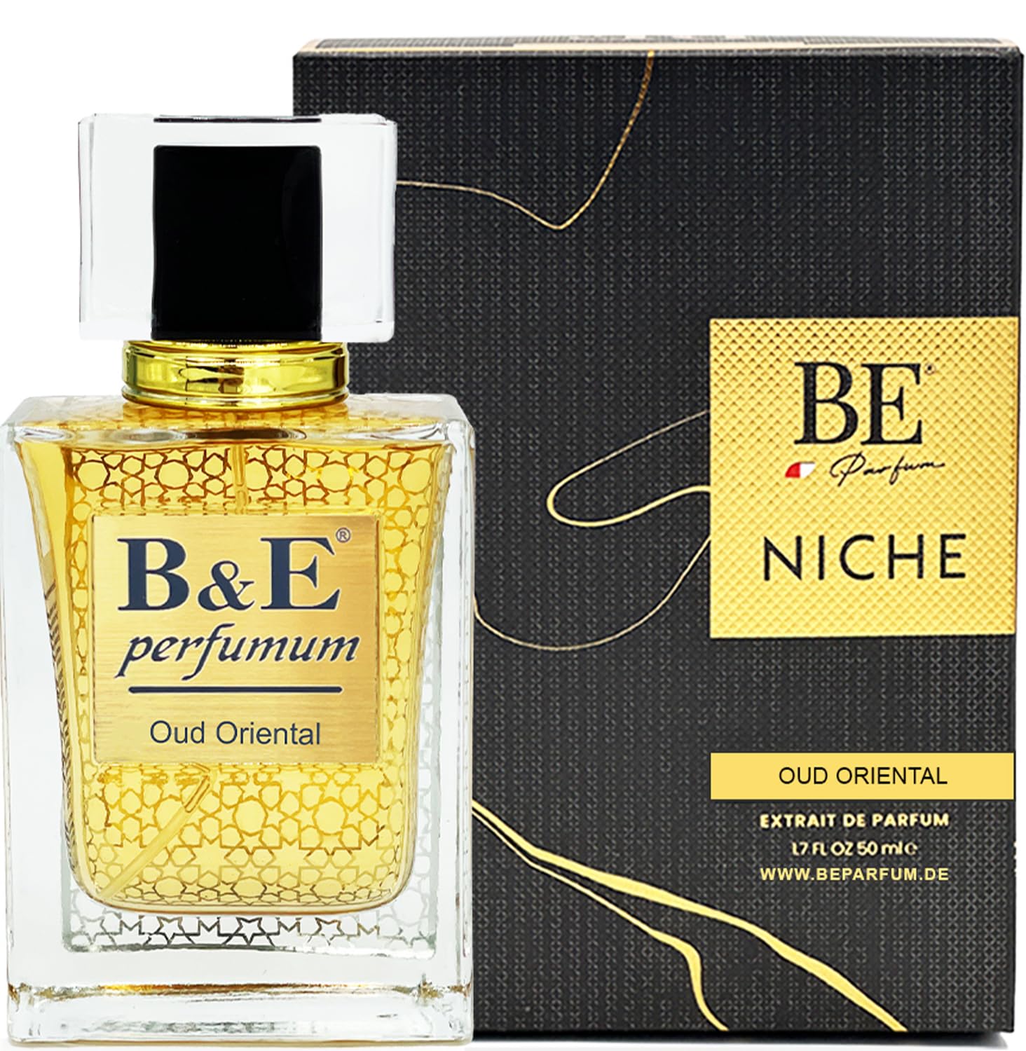 Oud Oriental - 50ml - Extrait de Parfum - Holzig-würzig- Zeitlose Eleganz - Starke Perfomance mit 30% Parfümöl – bis zu 16 Stunden extrem langanhaltender Duft
