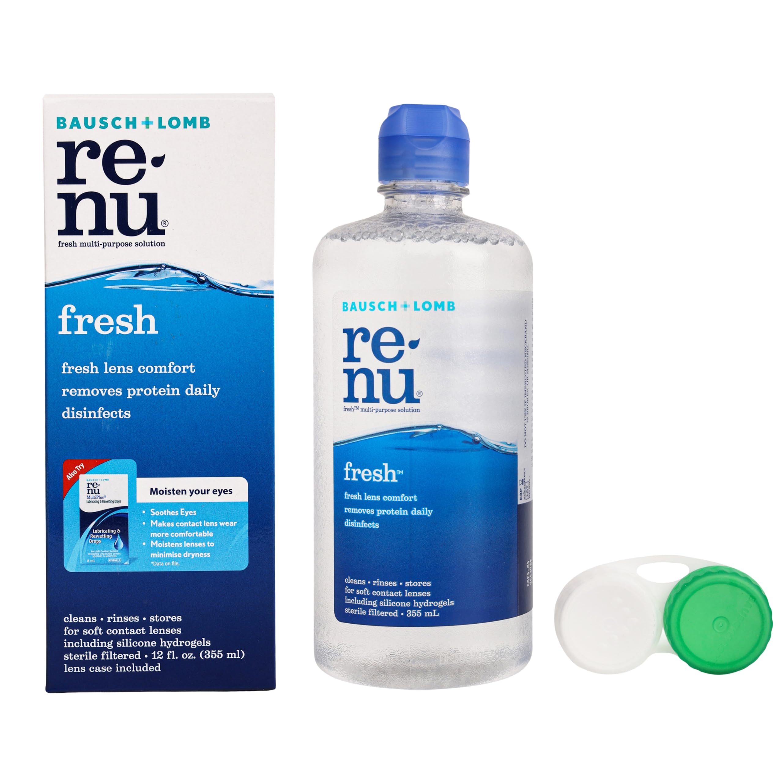 Bausch & Lomb Renu Fresh Multi-Purpose 355ml Contact Lens Solution (Pack of 1)-image-17