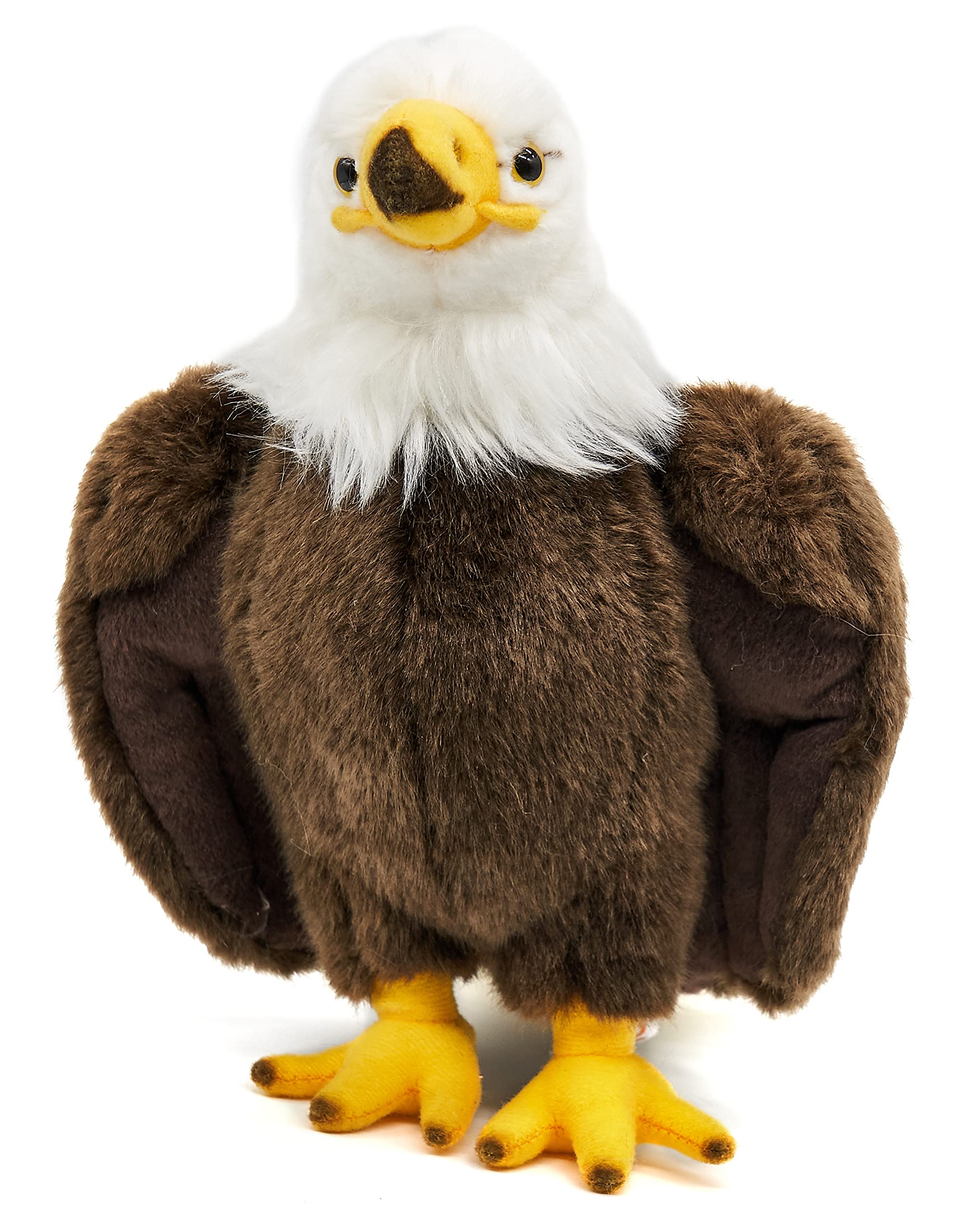 Uni-Toys - Aquila calva – 24 cm (altezza) – aquila di peluche, uccello – peluche