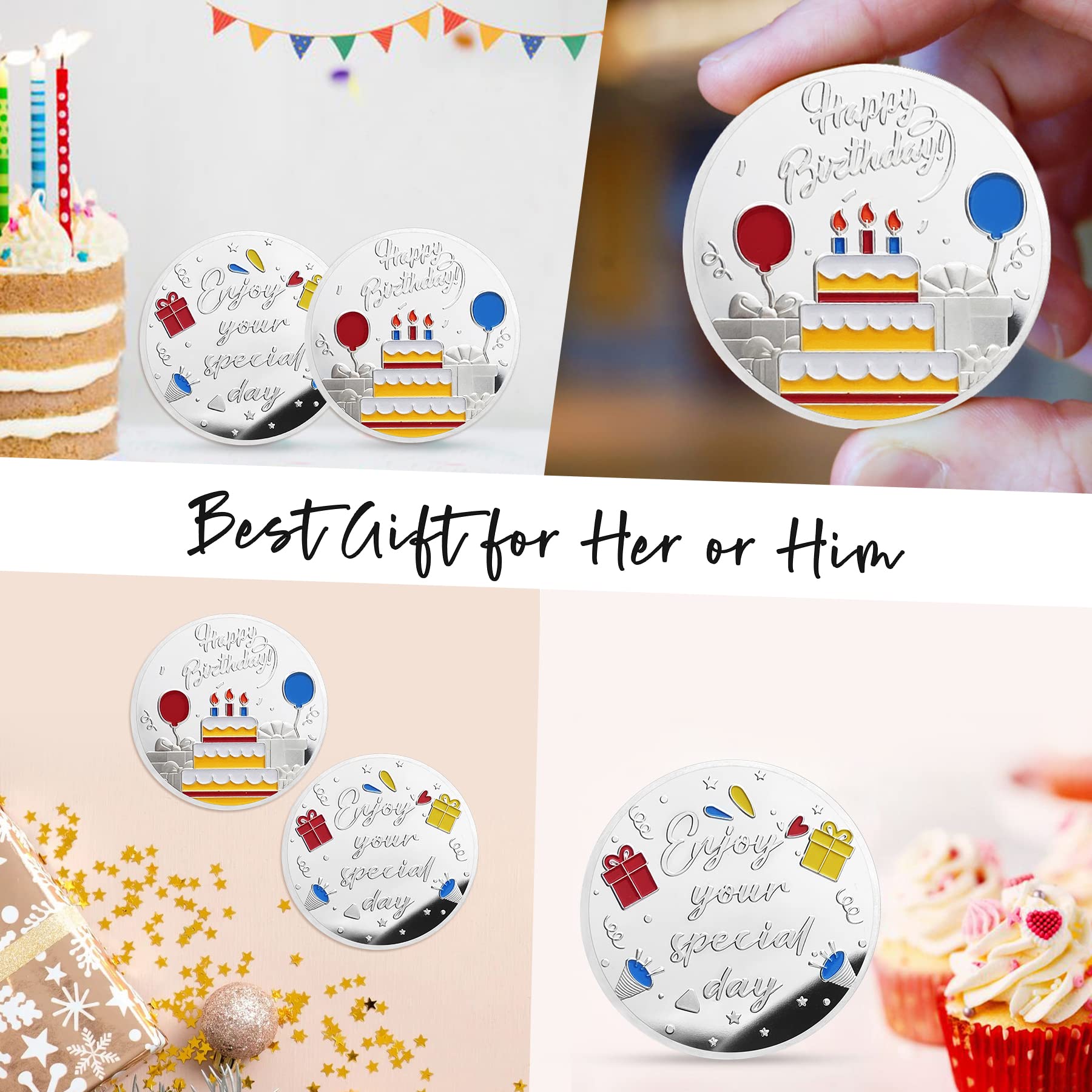 Happy Birthday Gift Coin for Boys Girls Brother Sister Birthday Token Gift  Lucky Coin for Daughter Son Niece Nephew Best Friends - Enjoy Your Special  Day : Amazon.in: Office Products