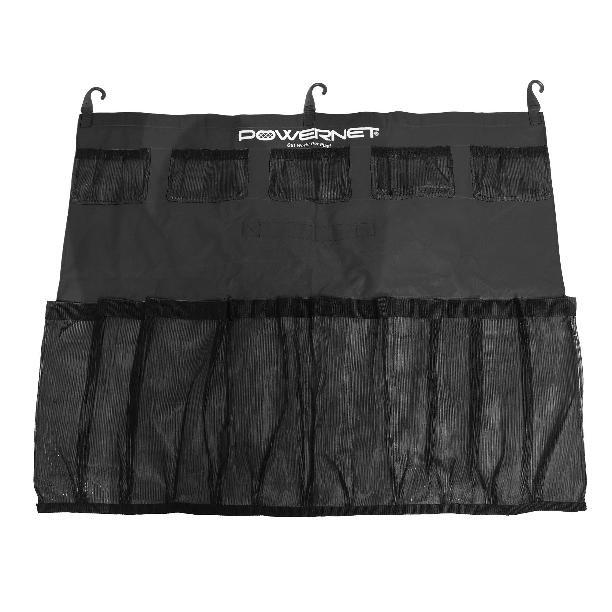 Hanging Bat Bag Caddy for Baseball and Softball Teams, Hangs on Fence and Holds Up to 12 Bats, Keeps Players Ready and Dugout Organized
