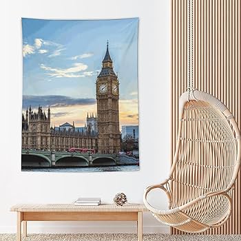 一点もの　油絵　絵画　タペストリー　ロンドン橋　ロンドン　インテリア　壁掛け 一点もの 油絵 絵画 タペストリー ロンドン橋 ロンドン