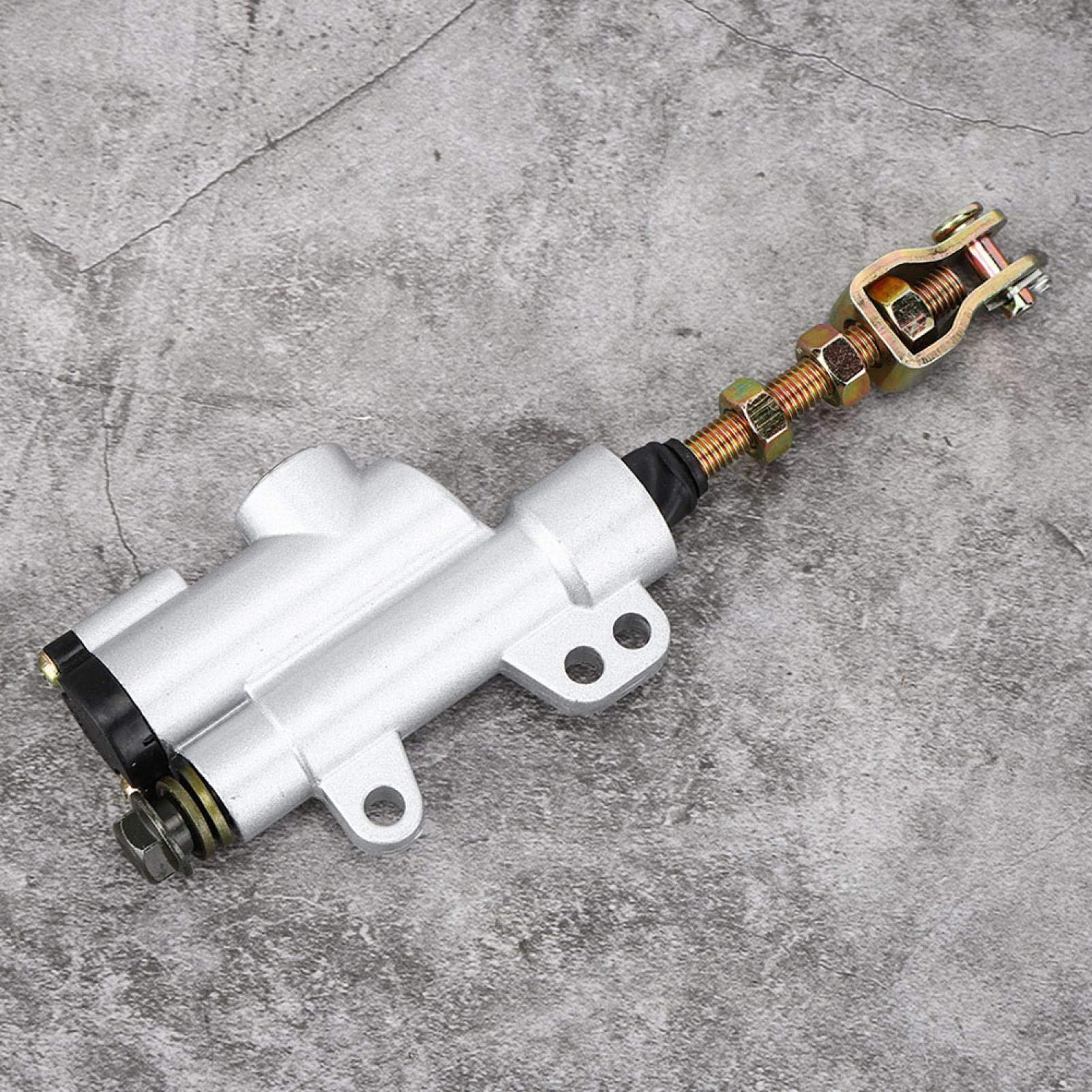 Uniwersalny Tylny Cylinder Hamulca Tylnego Hamulca Nożnego Hydrauliczna Pompa Cylindra Głównego do Motocykla ATV Dirt Bike(white)