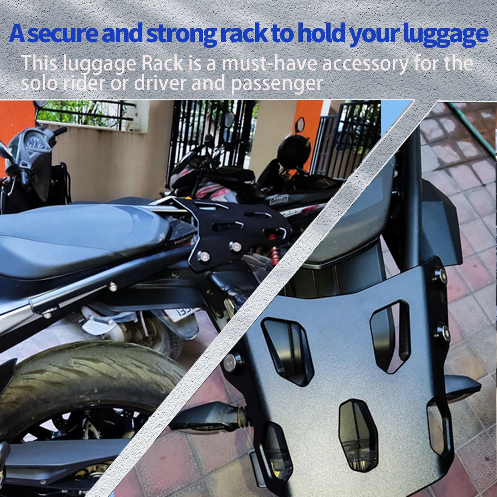 Portapacchi per moto, portapacchi posteriore per moto, portapacchi per ripiano, adatto per K&T&M Duke 790 DUKE790 DUKE-790 Accessori 2018 2019 2020