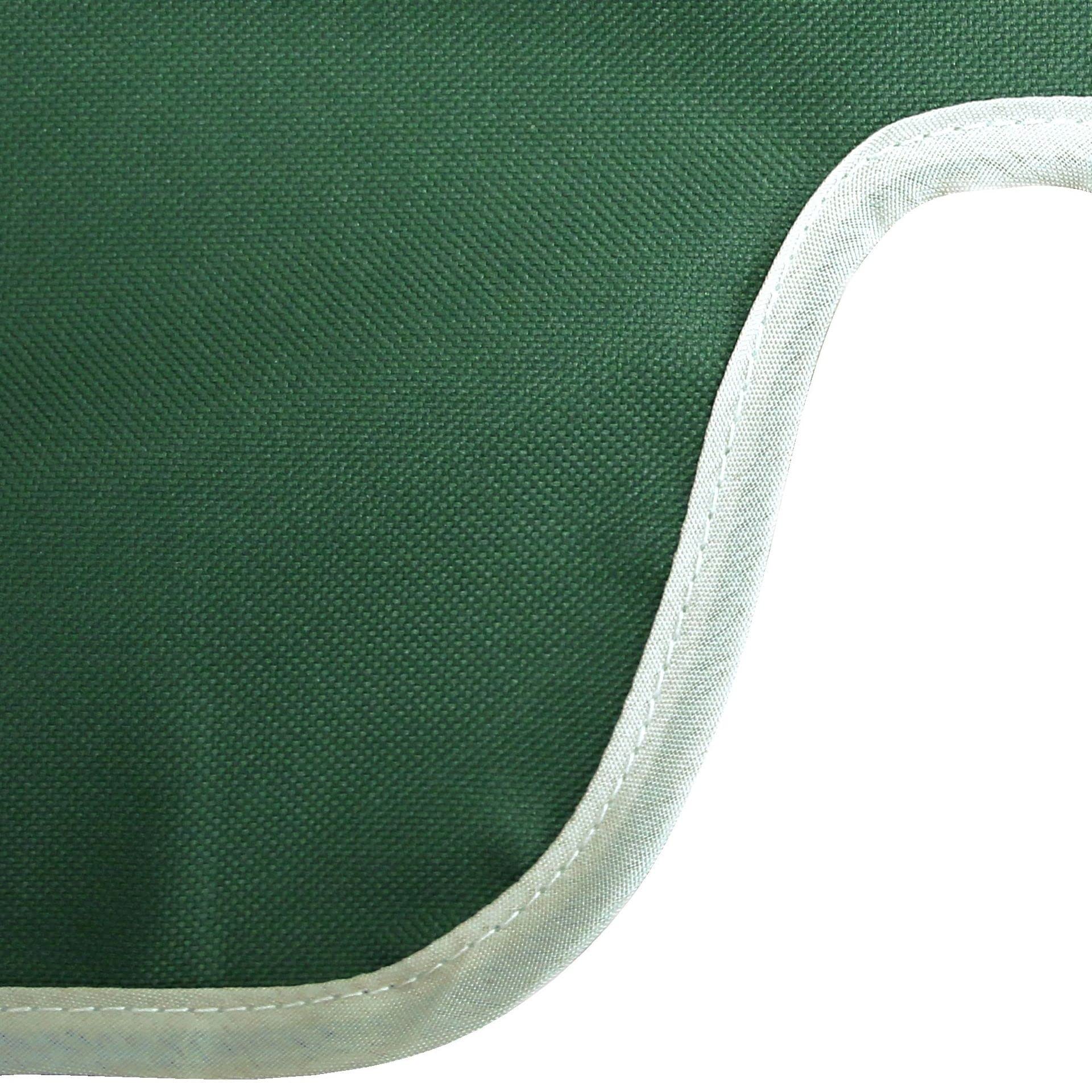 Telo di Ricambio per Altalena da Esterno a 3 posti 600D Copertura Superiore Rinforzata Parasole tendalino Protezione per Giardino e Patio Verde 76 77x49 21x5 91