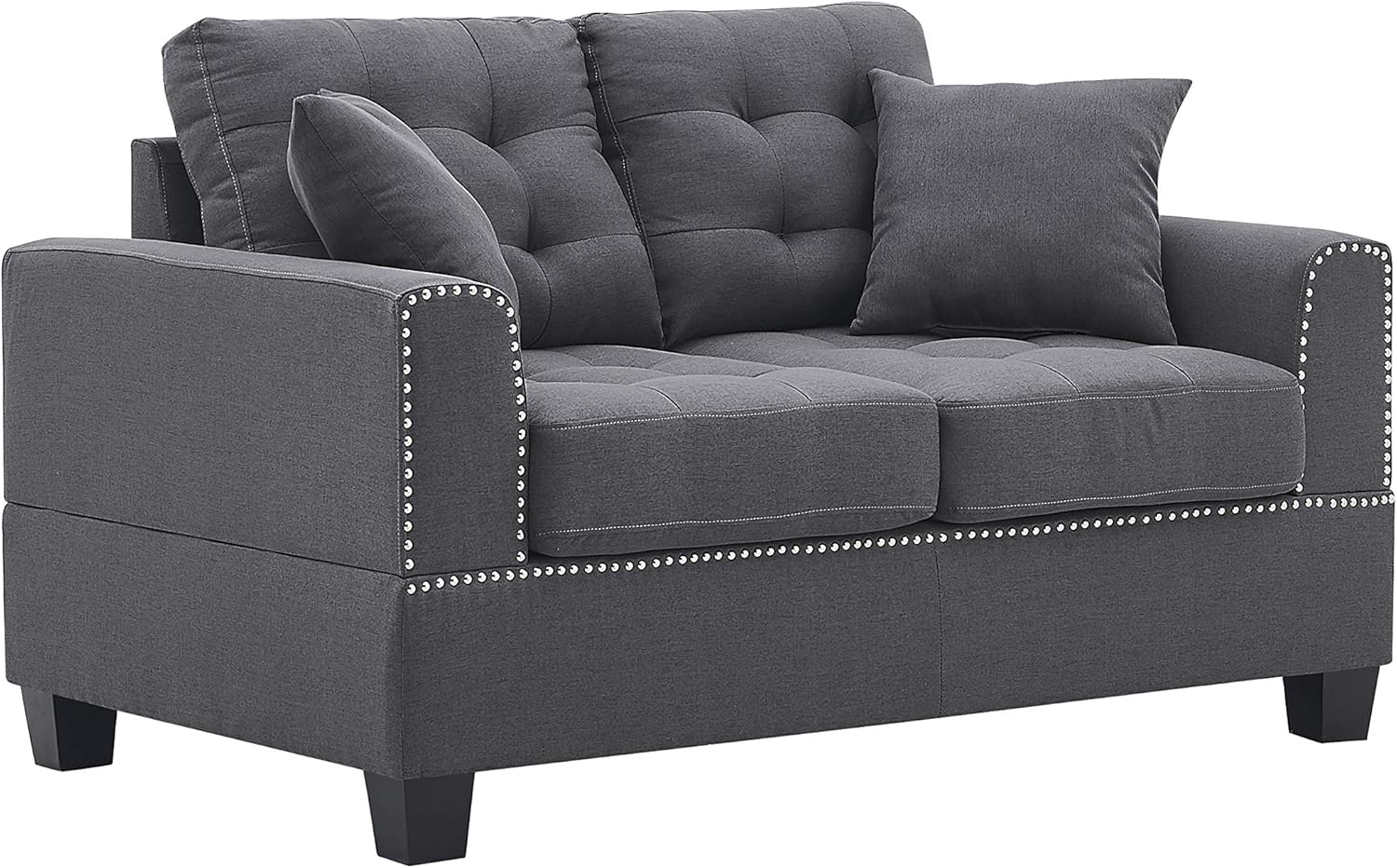 sofa set with pillows