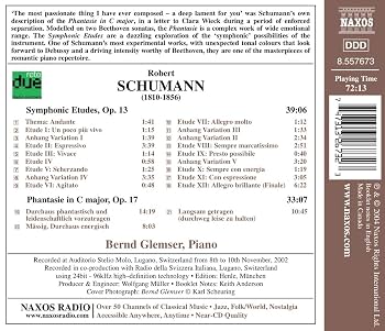 CD 【】「未使用品」［CD］Symphonic Etudes & Posthumous Etudes