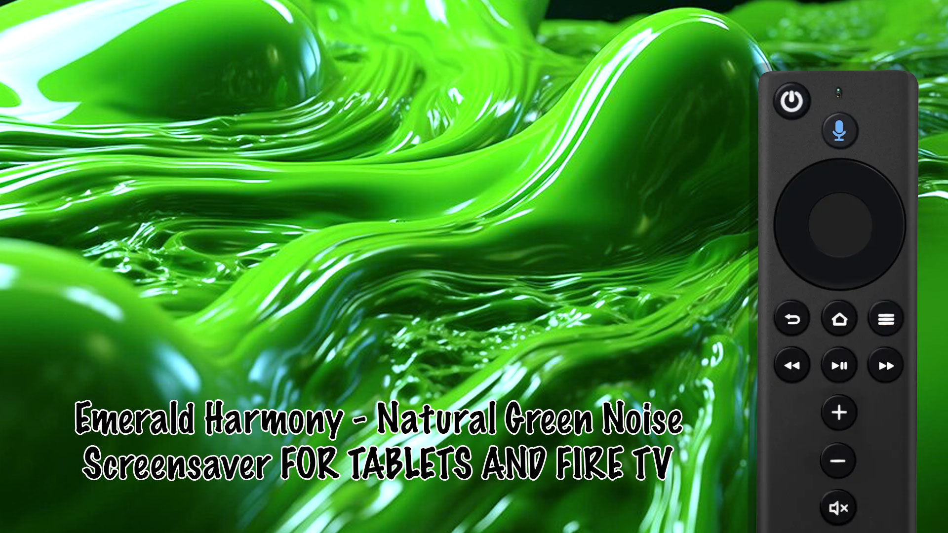 Emerald Harmony: Natural Green Noise Screensaver On Fire Tablets & Fire ...