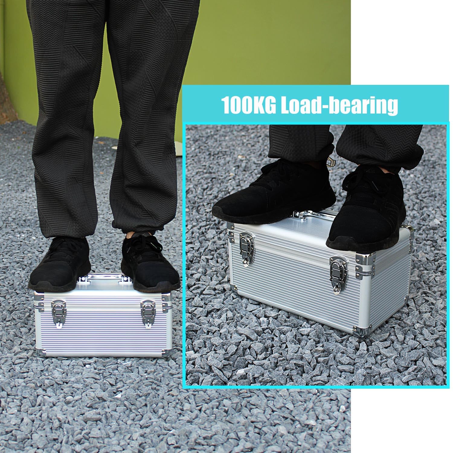 GLOTRENDS B18 18-Slot Cell Phone Storage Box, Portable Design for Carrying and Transportation, IP65 Water Resistant, Cell Phone Organizer and Protective Box